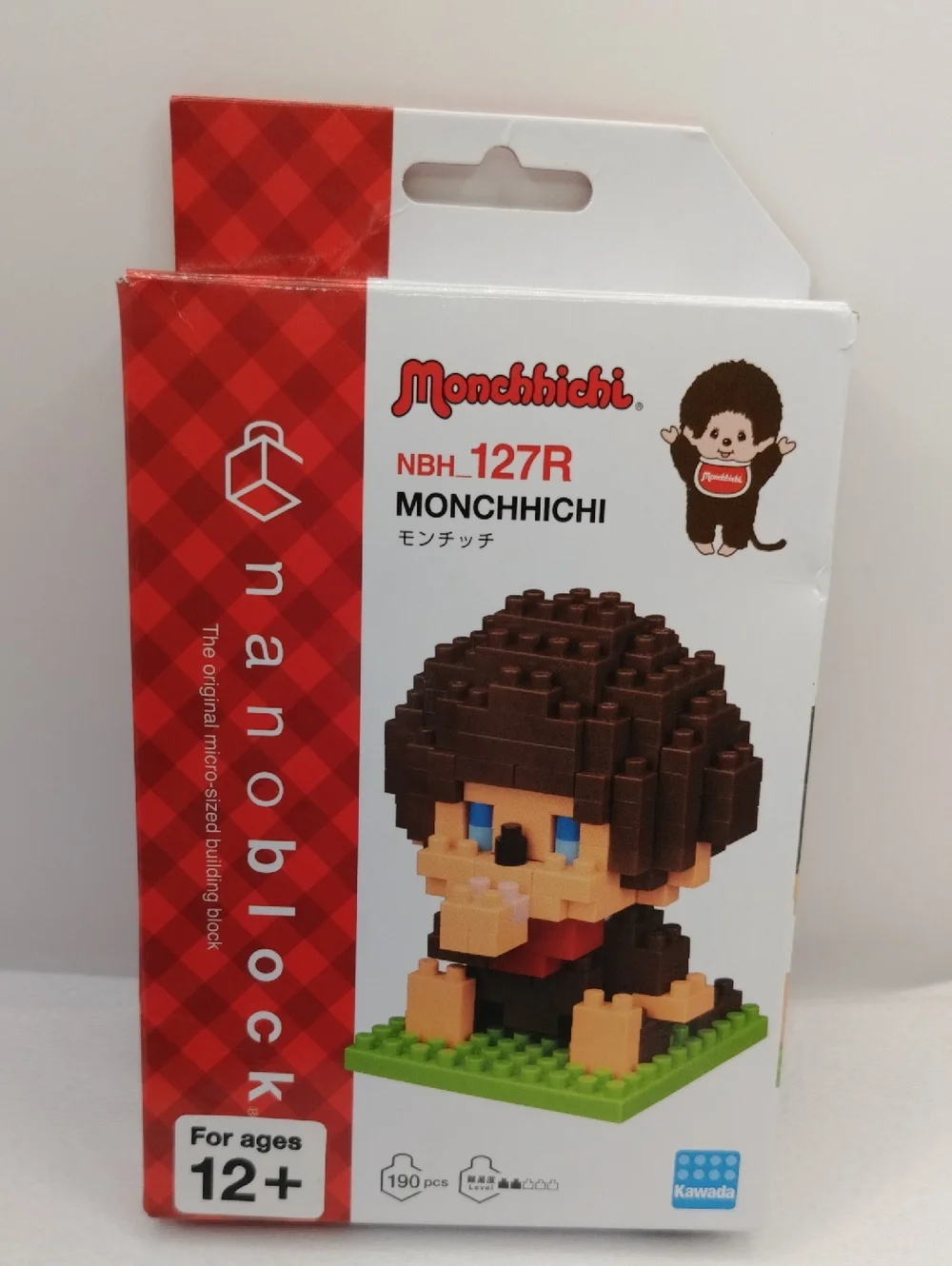 Monchhichi Nanoblock 3D Brick Build Blocks Character Collection 190Pcs *OPEN BOX
